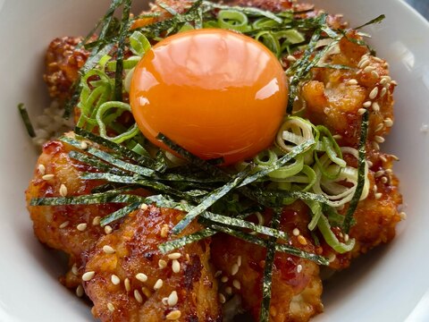 余ったからあげリメイク☆唐揚げ丼☆